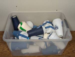 Large Bin - To Go Reusable Coffee Cups with Lids