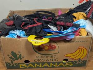 Box of Mixed Costumes - Mixed Styles and Sizes - Spiderman to Princess to Sonic - Range 6-9 Costumes a Box