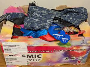 Box of Mixed Costumes - Mixed Styles and Sizes - Spiderman to Princess to Sonic - Range 6-9 Costumes a Box
