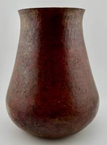 lot 22 image: Ramon Ramirez T Signed Hammered Copper Pot
