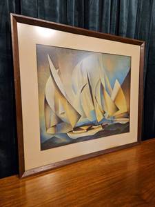 lot 25 image: MCM Sailboat Print