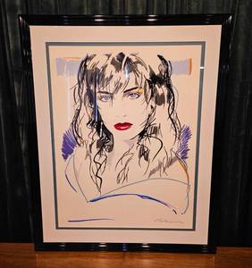 lot 32 image: Dennis Mukai Blue Eyes Print Post Modern