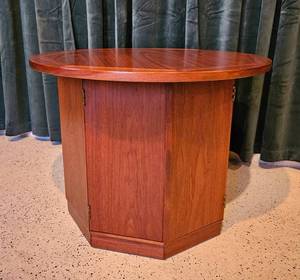 lot 38 image: Founders Octagonal Base & Round Top Table