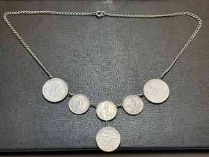 .925 Sterling Silver Coin Necklace