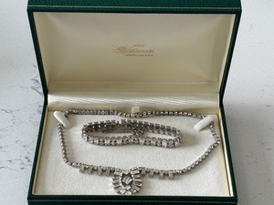 Vintage Rhinestone Jewelry Set