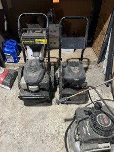 3 Pressure Washers    no History