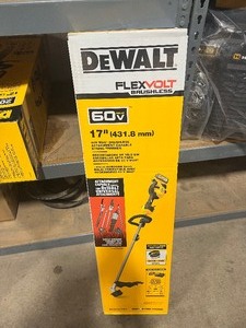 New DEWALT 17 Flex Volt 60volt Trimmer with Battery & Trimmer