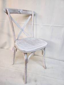 lot 66 image: Bardstown X-Back Bistro Style Wooden High Back Dining Chair