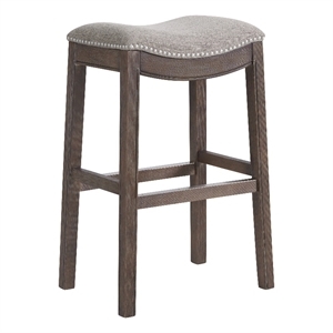 lot 53 image: Williston Bar Height Stool, Dark Brown