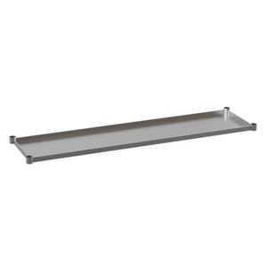 lot 58 image: Galvanized Under Shelf for 30 X 72 in. Stainless Steel Prep & Work Tables - Adjustable Lower Shelf