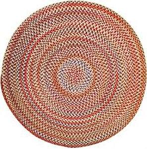 lot 65 image: Colonial Mills Naples Round - Orange 13x13 Floor Rug