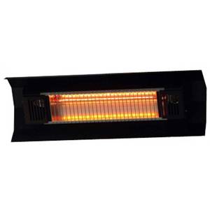 lot 78 image: Black Steel Wall Mounted Infrared Patio Heater by Fire Sense in Black