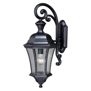 lot 123 image: Aberdeen Dualux 10in Outdoor Light Black