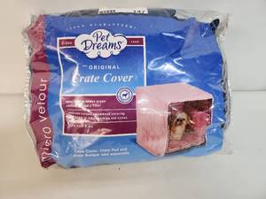 lot 147 image: Dog Crate Cover - Saphire Blue