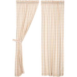 lot 158 image: Annie Buffalo Check Panel Set - Panel 84x40