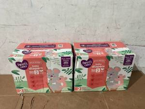 lot 242 image: LOT OF 2 Parents Choice Diapers, Size 2, 160 Diapers