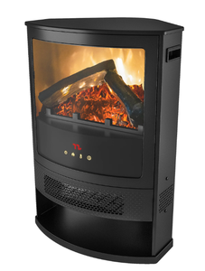 lot 98 image: Better Homes & Gardens New Electric Corner Stove Heater with Remote
