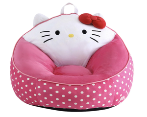 lot 226 image: Hello Kitty Kids Compressed Foam Bean Bag Chair