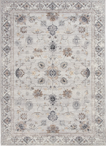 lot 258 image: Better Homes & Gardens Persian Blooms Ivory Faux Fur Indoor Area Rug