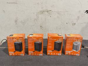 lot 127 image: LOT OF 4 Soleil Digital Ceramic Heater 1500W, Space Heaters for Inside, Portable Electric Heater for Home