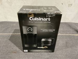 lot 129 image: Cuisinart 12 Cup Coffeemaker, Stainless Steel