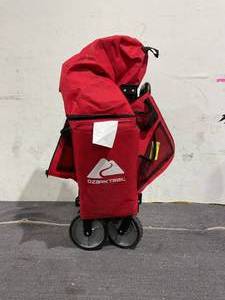 lot 158 image: Ozark Trail Camping Utility Wagon with Tailgate & Extension Handle