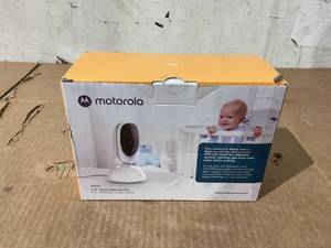 lot 253 image: Motorola VM75 Video Baby Monitor w 5 Color Screen & Camera  Two-Way Talk, Lullabies, Remote Zoom