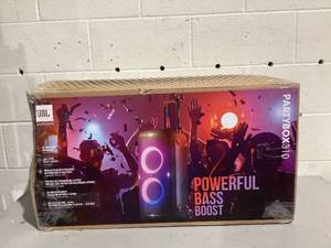 lot 485 image: JBL Partybox 310 - Portable Party Speaker with Dazzling Lights and Powerful JBL Pro Sound
