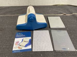 lot 188 image: Hello Hobby White Flatbed Magnetic Die Cut & Emboss Machine