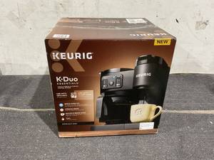 lot 208 image: Keurig K-Duo Essentials, Hot & Iced Single-Serve K-Cup Pod Coffee Maker & Carafe