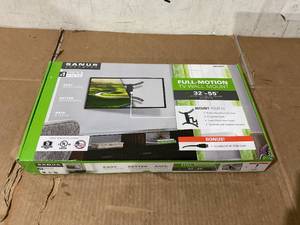 lot 291 image: SANUS VuePoint Full-Motion TV Wall Mount for TVs 32-55 up to 55 lbs, Comes with 9.8 4K HDMI Cable