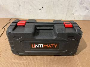 lot 327 image: UNTIMATY 6 Mini Chainsaw with 2 Batteries 2 Chains, 6-Inch Cordless Handheld Chain Saw for Wood Cutting Tree Trimming