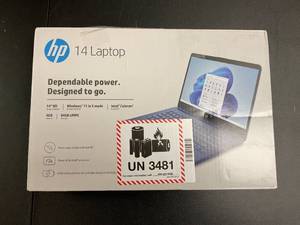 lot 21 image: HP Stream 14 Windows Laptop Intel Processor N4120 4GB RAM 64GB eMMC