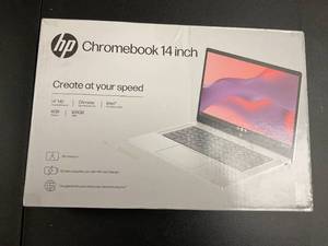 lot 31 image: HP Chromebook 14 Laptop Intel Processor N200 4GB RAM 128GB