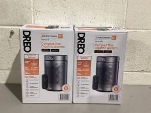 lot 496 image: Dreo Space Heaters for Inside, Portable Electric Heater for Home with Thermostat