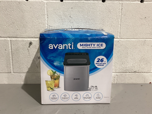 lot 529 image: Avanti 26 lb Bullet Ice Maker, Stainless Steel