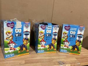 lot 398 image: LOT OF 3 Parents Choice Paw Patrol Training Pants for Boys, 2T3T, 94 Count