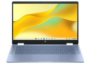 lot 19 image: HP Chromebook x360 14 FHD IPS Touch 2-in-1 Laptop Intel Processor N100 4GB RAM 64GB