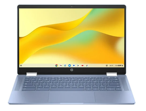 lot 28 image: HP Chromebook x360 14 FHD IPS Touch 2-in-1 Laptop Intel Processor N100 4GB RAM 64GB eMMC