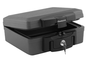 lot 177 image: SentrySafe H0100 Fire-Resistant Box Safe and Water-Resistant Safe with Key Lock, 0.17 Cu. ft