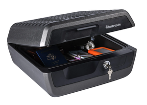 lot 178 image: SentrySafe CHW30100 Fire-Resistant and Water-Resistant Safe Box with Key Lock, 0.36 Cu. ft