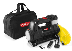 lot 293 image: LOT OF 2 Hyper Tough DC 12V Heavy Duty Direct Drive Digital Tire Inflator with Detachable LED Light