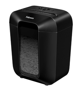 lot 390 image: Fellowes LX50-RS 9-Sheet Cross Cut Paper Personal Shredder