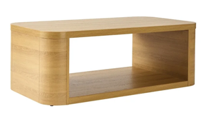 lot 486 image: Better Homes & Gardens Juliet Coffee Table, Light Honey Finish