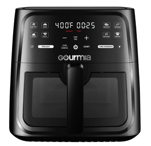 lot 631 image: Gourmia 8-Quart Digital Window Air Fryer, with 8 One-Touch Functions