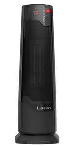 lot 640 image: Lasko 22 1500W Oscillating Ceramic Tower Space Heater with Remote