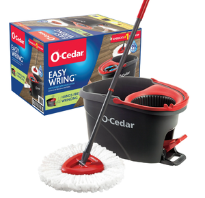 lot 685 image: LOT OF 2 O-Cedar EasyWring Spin Mop & Bucket System