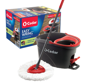 lot 686 image: LOT OF 2 O-Cedar EasyWring Spin Mop & Bucket System