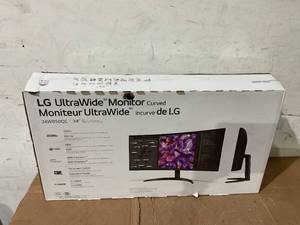 lot 94 image: LG 34 Curved Ultrawide WQHD (3440 x 1440) Monitor