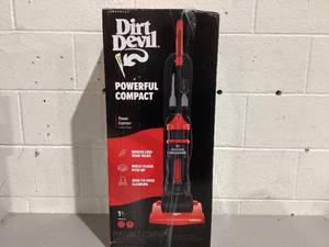 lot 546 image: Dirt Devil Power Express Upright Bagless Vacuum, Red